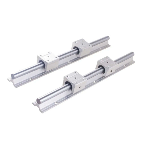Super Smooth SBR20 Linear Guide Rail Kit With Precision Bearing Blocks For 3D Printers And CNC Machines Zero Stick Slip High Load Stability Perfect DIY Projects And Automation Builds, three rails
