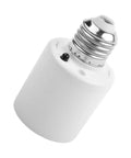 E27 Motion Sensor Lamp Holder With Remote Control, Hands Free Auto On Off Lighting, Adjustable Brightness Infrared Socket For Hallways, Garages, And Closets, white E27 socket