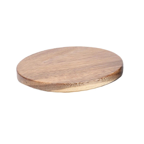 Walnut wood lid for Solid Manual Single Dose Coffee Grinder Featuring Smooth Burr Mechanism And Silicone Bellow Blower.