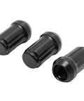 Top Tier 20 Pc M12 X 1.5 Spline Lug Nuts For Heavy Duty Rims With One Socket Key Kit Cold Forged Steel Upgrade Secure Grip And Durable Fitment, black spline lug nuts