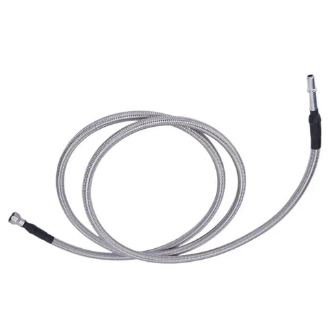 Top Tier Premium Fuel Line Kit Fits Chevy Silverado 1500 2004-2006 Seamless Direct Replacement For Part Numbers 819-875 And 15946187 Guaranteed Fitment braided silver fuel line with fittings