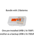 E18R V2.0 1200 Lumen EDC USB C Rechargeable Flashlight beast mode bright with dual power sources and Lumentac organizer