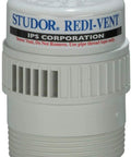 Redi-Vent Air Admittance Valve With Recessed Box And Grill White For One And A Half Inch Or Two Inch ABS Or PVC Piping One Piece