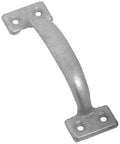 Galvanized 6-1/2 Inch Door And Drawer Pull With Screws For Metal Or Wood Doors Large Hand Clearance For Easy Handling Smooth Elegant Finish