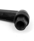 Tough As Nails M12 Female Thread Adjustable Clamping Handle With 95 mm Long Lever For Lathe And Mill Work Built Different Spring Loaded Bolt Grip In Black Finish Quick Change Shop Gear close-up of threaded nut and lever mechanism.