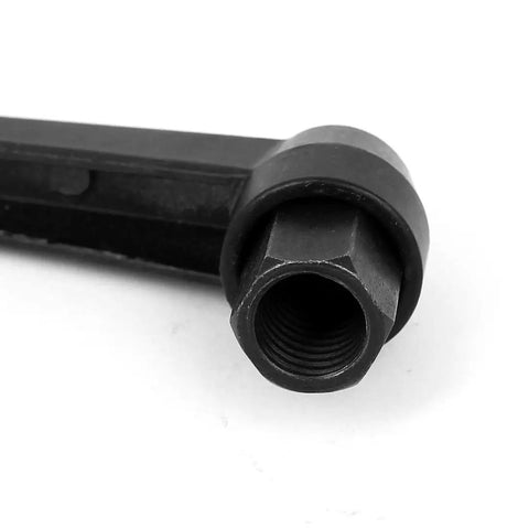 Tough As Nails M12 Female Thread Adjustable Clamping Handle With 95 mm Long Lever For Lathe And Mill Work Built Different Spring Loaded Bolt Grip In Black Finish Quick Change Shop Gear close-up of threaded nut and lever mechanism.