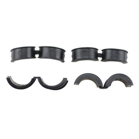 Bike Handlebar Spacer Kit With Anti Vibration Rubber Washers 16Pcs 22.2/25.4Mm to 31.8Mm Adapters shown in black rubber
