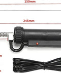 Pro Grade Desoldering Gun With 110V Heating, Automatic Solder Sucker Pump, 30W Electric Tin Desoldering Tool, tool dimensions shown