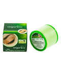 Organic Face And Eyebrow Threading Thread Spool For Hair Removal And Dermaplaning Pro Grade Eyebrow Threading String For Facial Grooming And Eyebrow Makeup Light Green 300m Organica next to packaging