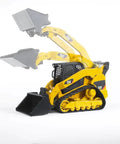 Cat Compact Track Loader Toy With Adjustable Lockable Loading Arm And Moveable Rubber Tracks For Realistic Construction Playtime