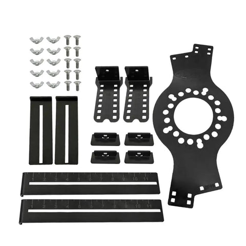 Rugged Wheel Fitment Gauge Checks 14 To 22 Inch Diameter Rims And 7 To 17 Inch Widths With Snappy Tool Free Adjustments and accessories laid out on flat surface.