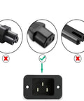 Universal Replacement Power Cord Cable socket compatibility diagram with correct plug type for electric pressure cookers.