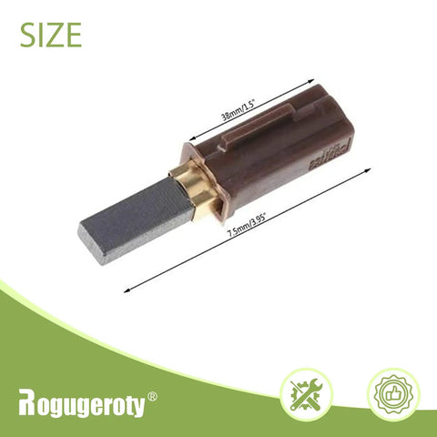 4 Pack Vacuum Motor Carbon Brush Replacement For Ametek Lamb 333261 33326-1 size dimensions illustration