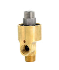 Brass Two Way Rotary Joint Swivel Union Three Eighths Inch Right Thread For Water Air Oil Piping Durable Swivel Coupling Rotation Two Direction Rotary Union Heavy Duty Hydraulic Connector brass fitting