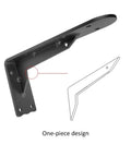 Heavy Duty Iron Triangle Shelf Brackets For Wall Cabinets And Counters Bulletproof Steel Corner Supports Kitchen And Bath Built Like A Tank Set Of Two 551 Lbs Load Rating Corrosion Protected one-piece design of a bracket.