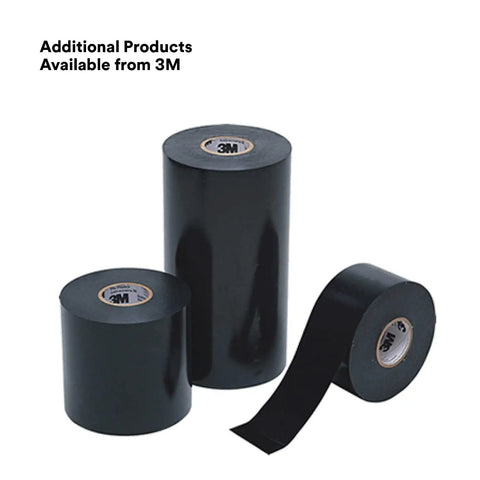 Vinyl Corrosion Protection Tape 50 Unprinted 2 In X 100 Ft Black Roll Premium Grade 10 Mil Thick High Tack All Weather
