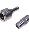 Outboard Fuel Tank Connector And Plug Kit Five Sixteenths Inch Brass Fittings Female And Male Durable Plated Gas Line Adapters