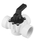 Heavy Duty Three Way PVC Diverter Valve For Swimming Pool And Spa, durable material, smooth handle, easy install.