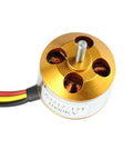 A2212 1000KV Brushless Outrunner Motor 13T with 3.5mm banana connectors, ideal for RC hobbyist quadcopters and micro drones