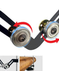 Heavy Duty Adjustable Height Double Roller Stand Smooth As Butter Bearing Rotation Pro woodworking station bearing details