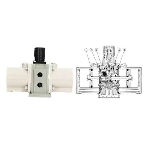 Gas Booster Pump With Pneumatic Valves And Air Cylinder For Industrial Use No Electricity Needed Pro Grade Air Powered Pressure Amplifier