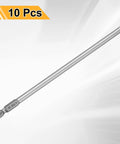 SL6 Slotted Screwdriver Bits Set 6mm Tips With One Quarter Inch Hex Shank 150mm Long Magnetic Flat Head S2 Steel