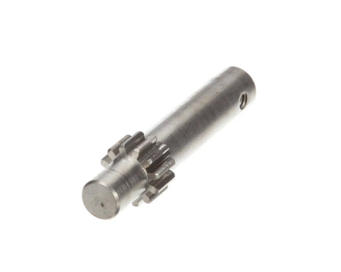 Pinion Gear Replacement For 55667 Countertop Foodservice Equipment OEM Part shown from side with gear teeth detail