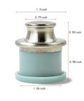Embedded Retractable Spring Cabinet Knobs Set Zinc Alloy Hidden Drawer Pulls 4 Pack Brushed Finish with measurements