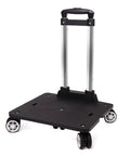 Folding Five Wheel Luggage Cart With Adjustable Height In Three Positions Lightweight Heavy Duty Trolley Capable Of 50kg Compact Foldable