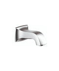 Premium 2 Inch Classic Tub Spout In Brushed Nickel For Wall Mount, AirPower Water Stream For Less Splash, Timeless Bath Fixture With Clean, Modern Look