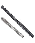 Pro Grade Tap And Drill Bit Set For DIYers And Pros, 5/16-36 UNS Thread Tap And 9 32 Inch Black Oxide Twist Drill Bit, Straight Flute Tapping Kit