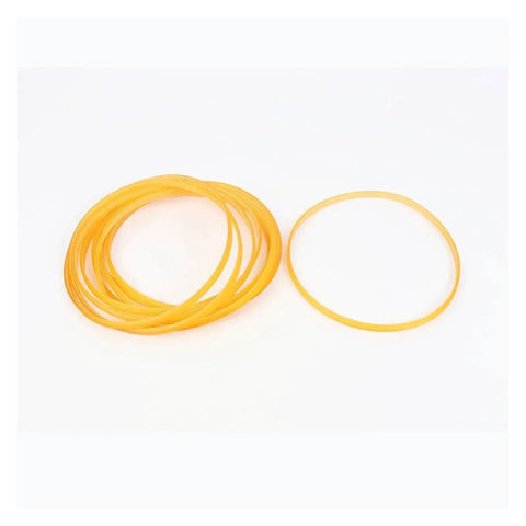 V Ribbed Drive Belt For Band Saw Motors 10 To 12 Inch Woodworking Conveyor Belt Replacement Pro Grade Round Strap Style Motor Belt For Power Tools Heavy Duty And Durable, yellow band saw belt