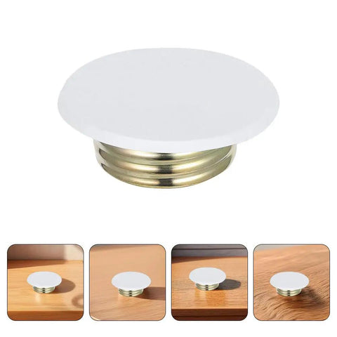 Top Shelf Heavy Duty 4 Piece Fire Sprinkler Covers For Ceiling Rooms Slim Hidden Plates block dust with white round cover