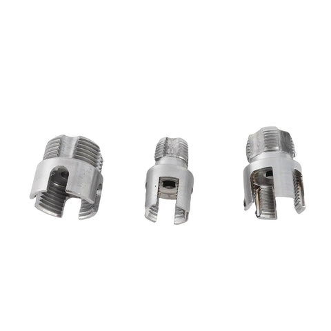 Heavy Duty Electric Drill Pipe Threader With 1/4 Inch Hex Shank for Internal And External Threading on G One Half G Three Quarters And G One Pipes, metal pipe thread dies set.