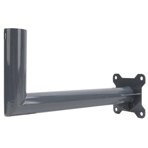 Heavy Duty Stainless Steel Satellite Internet Mount Kit For Roof Or Wall Bracket shown in side view, steel antenna support