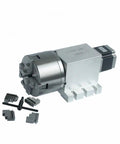 Heavy Duty 4th Axis Rotary Dividing Head Retarder Gearbox Packing A Slick 3 Or 4 Jaw Chuck with accessories for CNC routers.