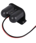 Top Tier No Fuss Ride Ready Under Dash Cigarette Lighter Adapter Featuring Dual 3.1A USB Quick Charge Outlets For 12V And 24V Cars Trucks Suv Hardwire Kit, black ABS housing.