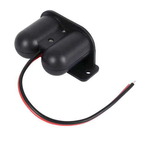 Top Tier No Fuss Ride Ready Under Dash Cigarette Lighter Adapter Featuring Dual 3.1A USB Quick Charge Outlets For 12V And 24V Cars Trucks Suv Hardwire Kit, black ABS housing.