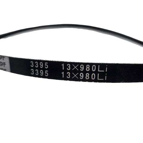 Durable V Belt Fan Belt 080109107 Replacement for 400 Series Diesel Engines, close-up of belt showing size markings
