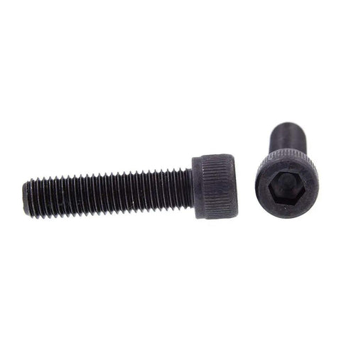 Solid Choice Socket Head Cap Screws Featuring Hex Allen Drive And Sleek Black Oxide Coated Steel Fine 1/4 Inch 28 Thread By One Inch Length.