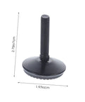 Premium Set Of Four Furniture Levelers Featuring Swivel Foot Screws For Quick Height Adjustment On Tables Cabinets And Workbenches, durable black leveling foot.