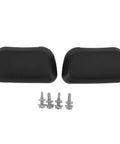 Durable Aramox Car Side Step End Caps Fit 2PC Assists For 1500 2500 3500 Cab Trucks 68193113AA Replacement Kit With Screws Perfect Fix black