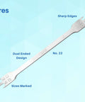 Pro Grade Dental Orthodontic Bracket Height Gauge For Precise Placement And Alignment,.022 Inch Positioning Tool with marks