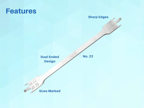 Pro Grade Dental Orthodontic Bracket Height Gauge For Precise Placement And Alignment,.022 Inch Positioning Tool with marks
