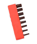 Awesome 8-Piece Torx Security Bit Set With Hardened Steel TS8 To TS40 Sizes For Power Drills Auto And Electronics Repair At 1-Inch Length To Handle Heavy Duty Jobs Without Slipping Or Stripping Threads, red holder with bits