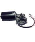 Beefy 12V PMDC Right Angle Gear Motor With Threaded Shaft High Torque 50 RPM Reversible Gearbox 30W DC Motor 6 Nm Rated Torque