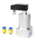 Workhorse Pneumatic Rotary Clamping Cylinder With 90 Degree Turn, 20mm Bore, Aluminum Body, M5 Port, 0-1.5 MPa, 215 PSI, ACK25x90R displayed