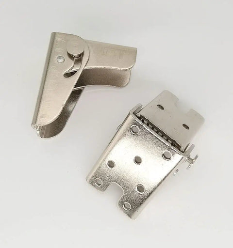 Heavy Duty 2 Pack 90 Degree Self Locking Folding Hinge Bracket Hidden Steel Foldable Support for Table Legs Bed Legs Workbenches