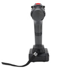 Badass Brushless Cordless Drill Set With A Beefy 350 Watt Motor And Swift 1450Rpm Speed For Straight Up Heavy Duty Wood And Steel Drilling Tasks Plus Twin Batteries And Carry Case, featuring a cordless drill handle.