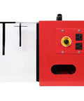 725 CFM Built Tough Tabletop Dust Collector And Benchtop Air Cleaner With HEPA Carbon Filter showing dual outlets and variable speed control.
